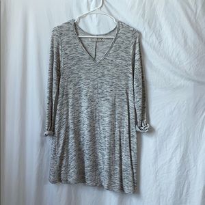 Abercrombie and Fitch gray/white dress size: XS